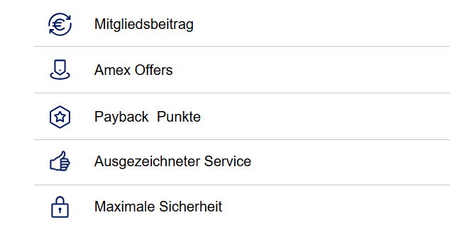 PAYBACK American Express Karte
